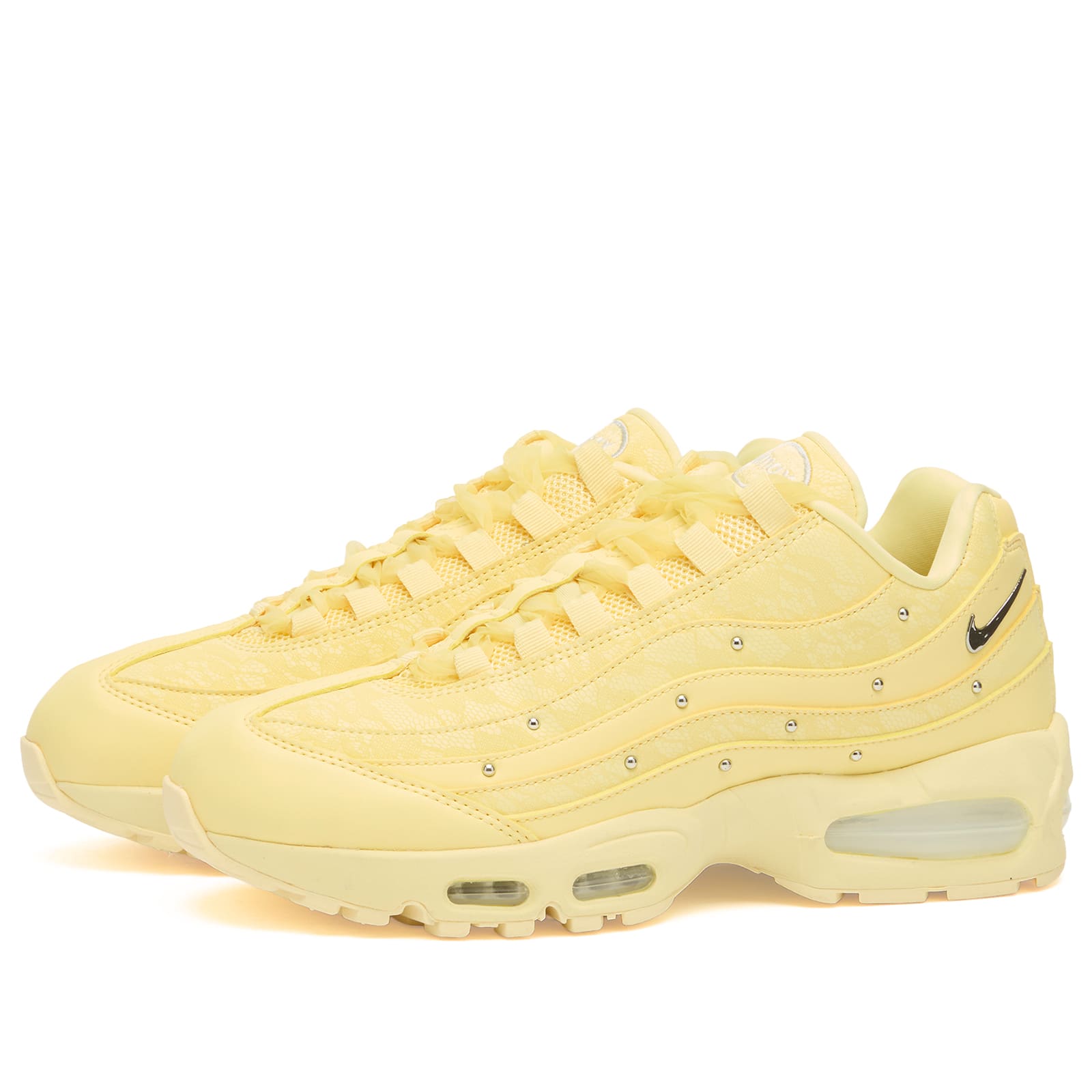 Women's Air Max 95 "Big Bubble" Sneaker Soft Yellow/Silver/Alabaster