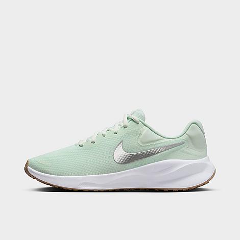Women's Revolution 7 Running Shoes in Barely Green/White/Platinum Tint