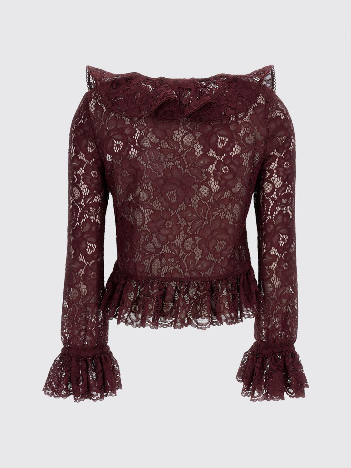 Shirt Woman color Burgundy