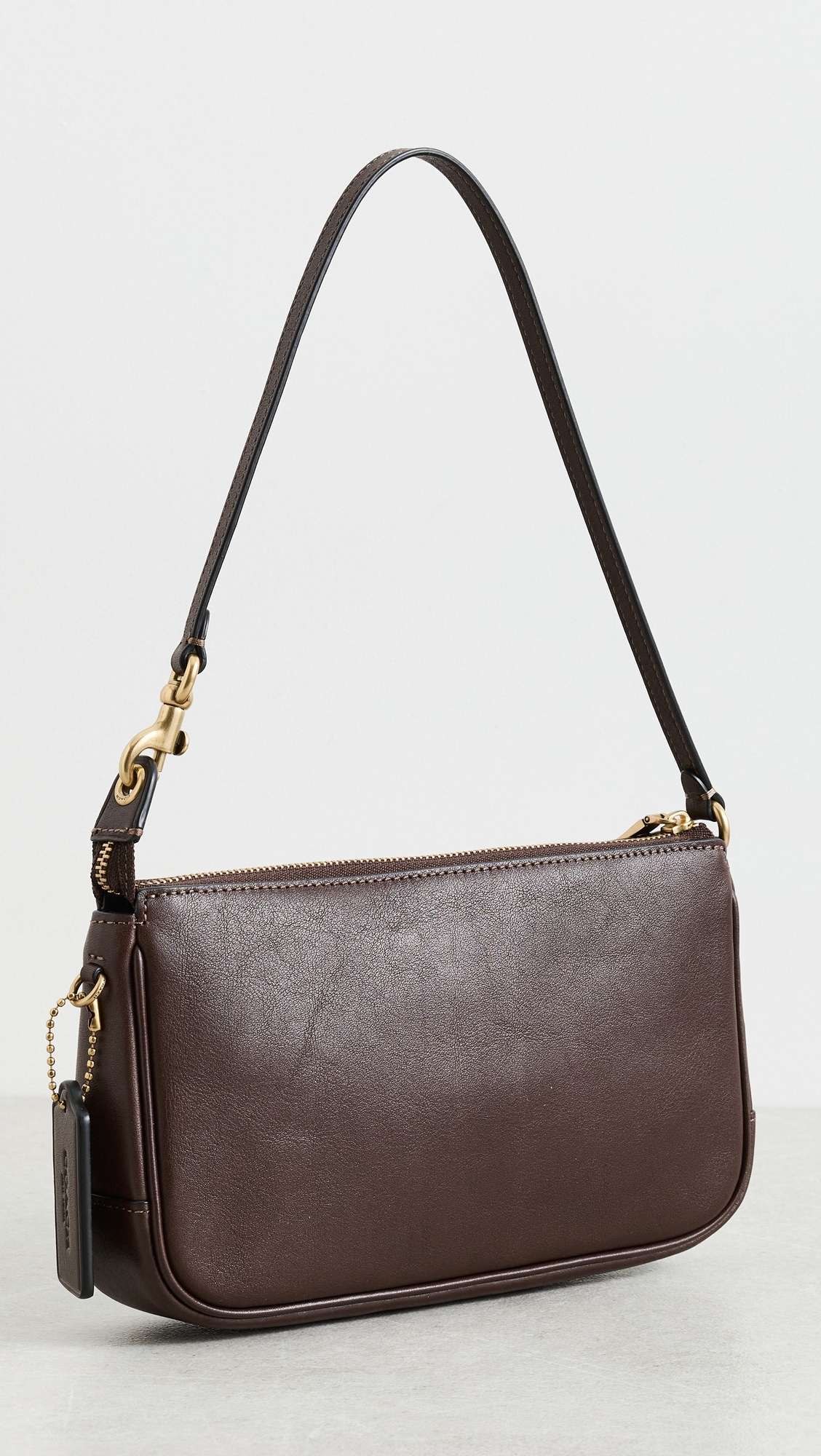 Natural Grain Leather Plaza Bag Maple One Size
