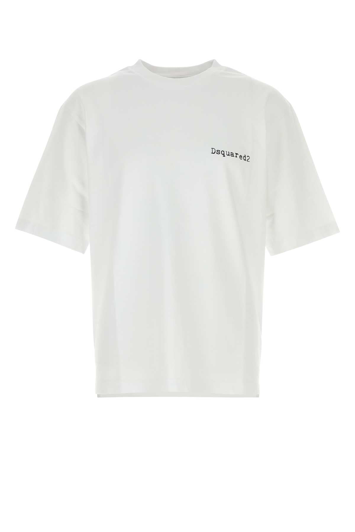 Cotton Logo T-Shirt — White