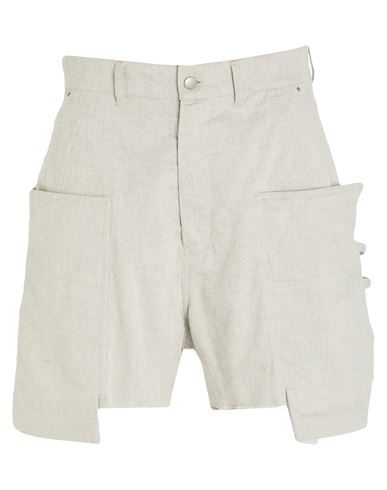 Man Shorts & Bermuda Shorts Light grey Size 31 Cotton
