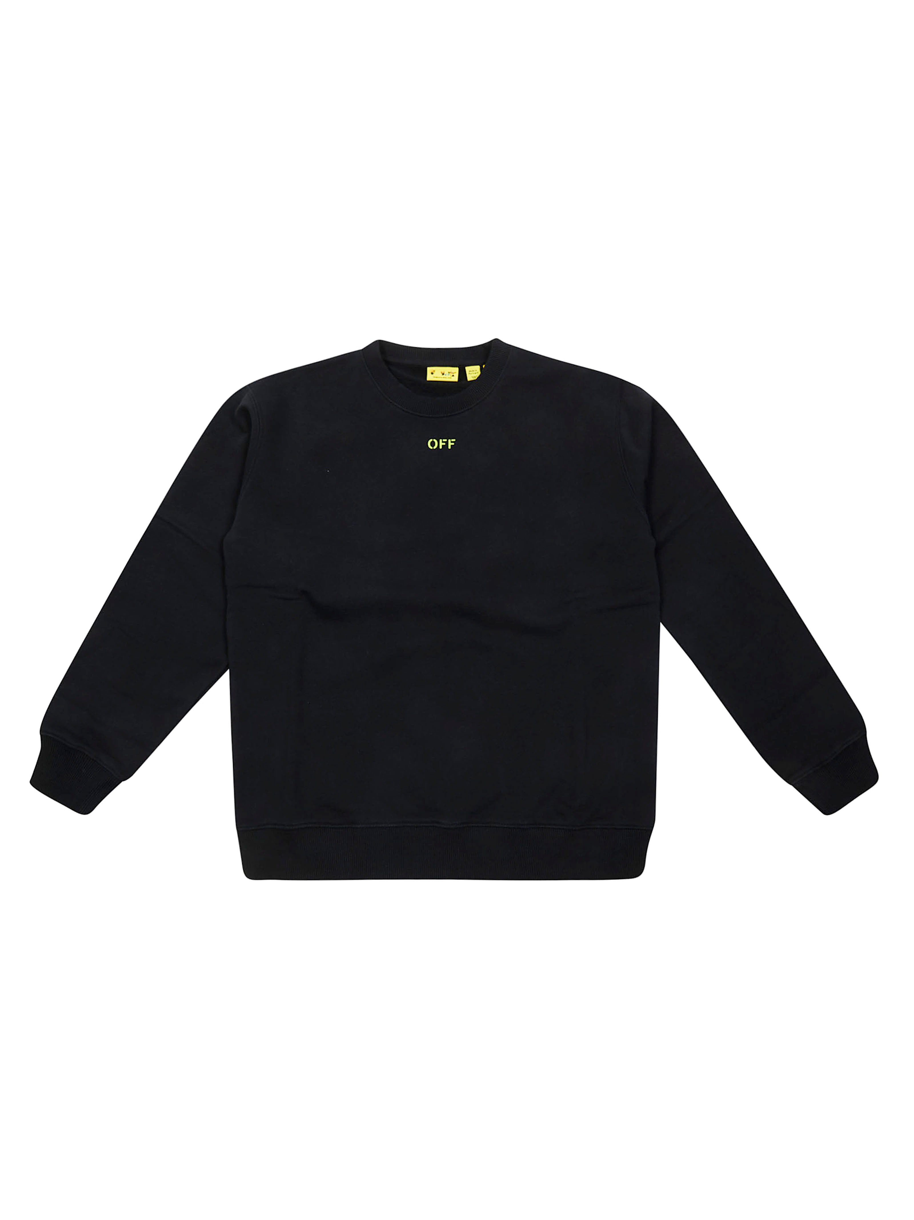 OFF and Diag Print Crewneck Sweatshirt