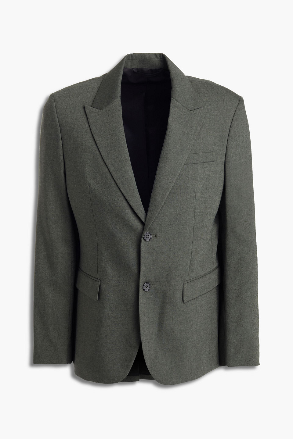Cannes wool-blend flannel blazer