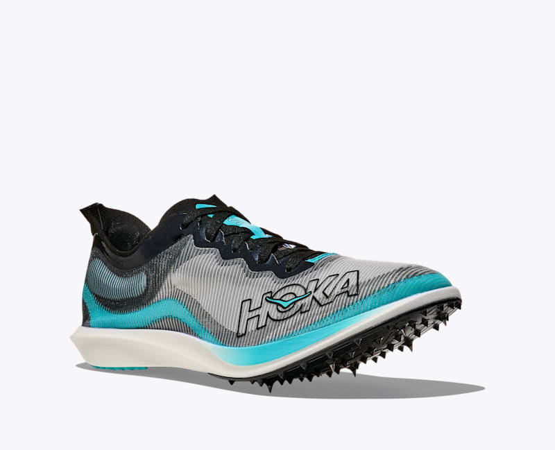 HOKA Cielo FlyX Elite Shoes in Black/Cielo Blue