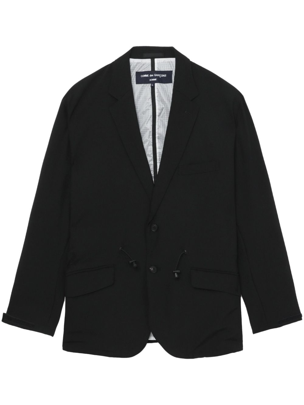 Single-breasted blazer - Black