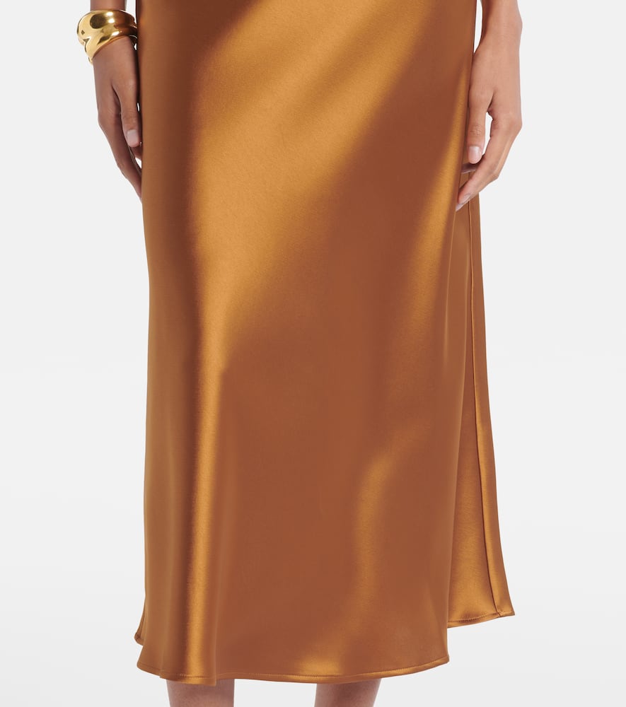 Valletta satin slip skirt