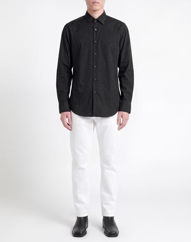Man Shirt Charcoal Size 17 ½ Cotton, Polyamide, Elastane