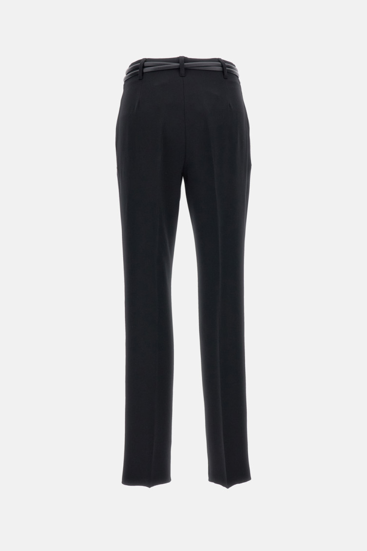 Black Straight Pant