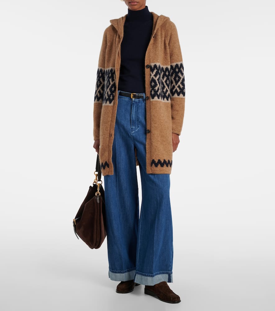 Moscova mohair and wool-blend cardigan