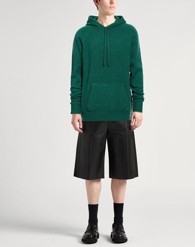 Man Sweater Green Size XL Lambswool