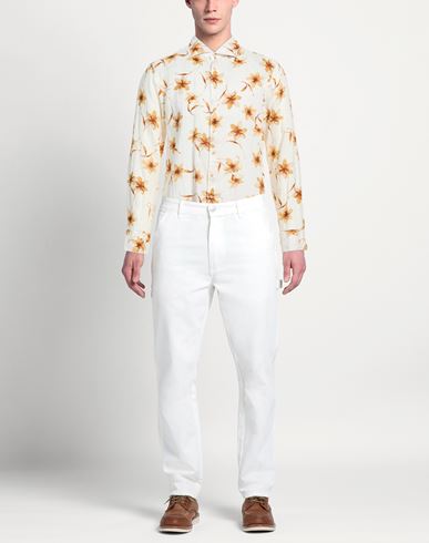 Stenströms Man Shirt Sand Size L Linen