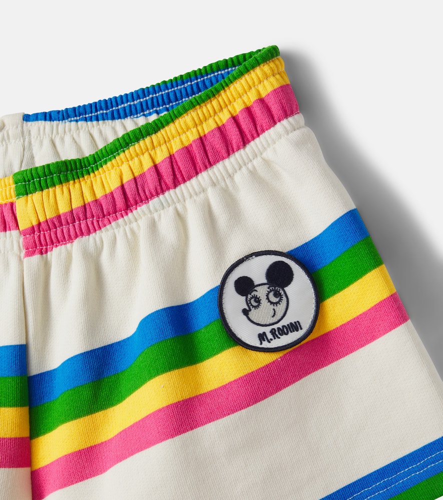 Ritzratz striped cotton jersey shorts