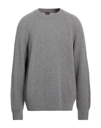 Man Sweater Grey Size XXL Recycled wool, Virgin Wool, Recycled polyamide