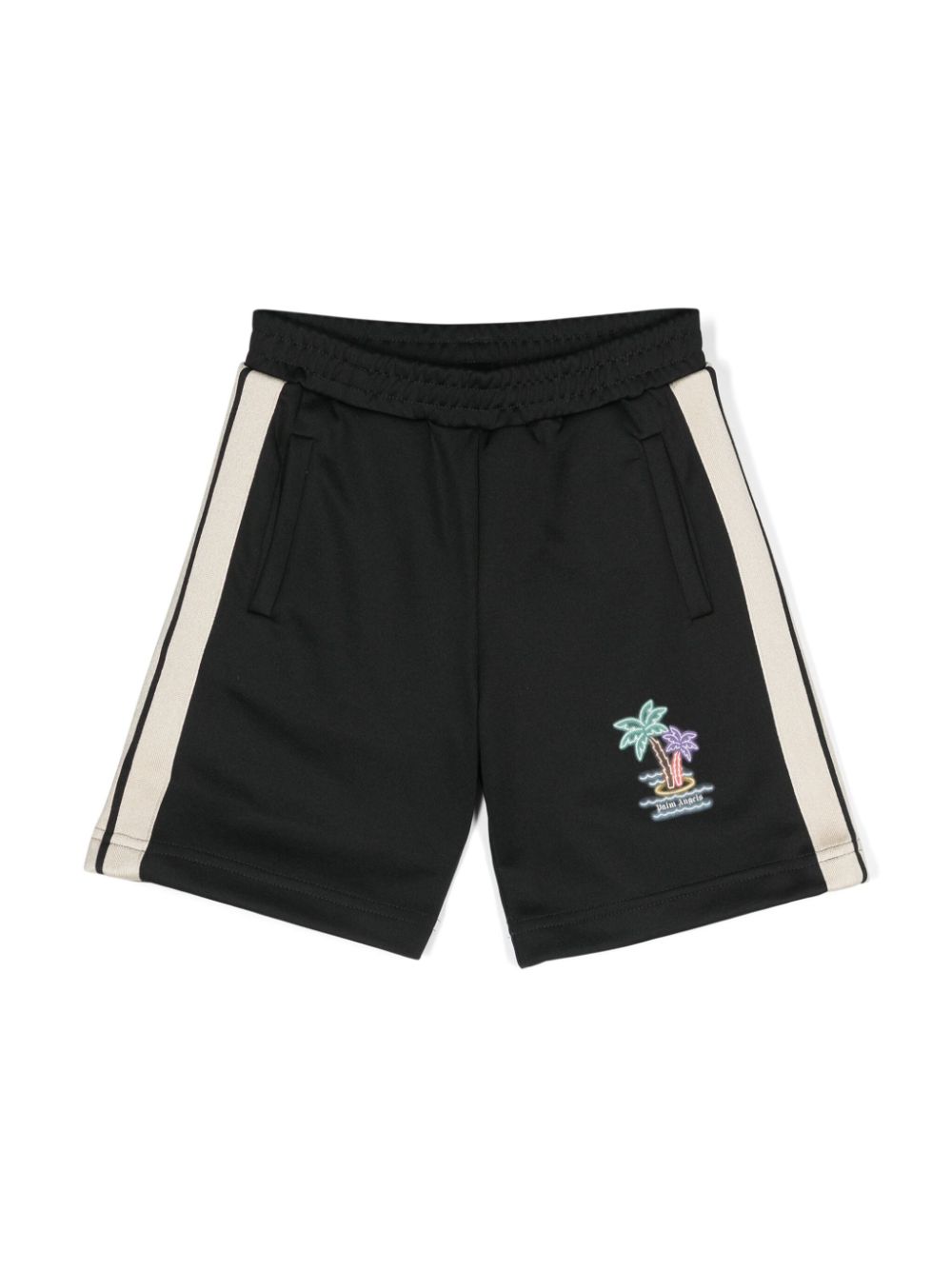 Neon Palms jersey shorts - Black