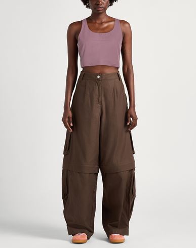 Woman Top Mauve Size XL Recycled polyester, Elastane