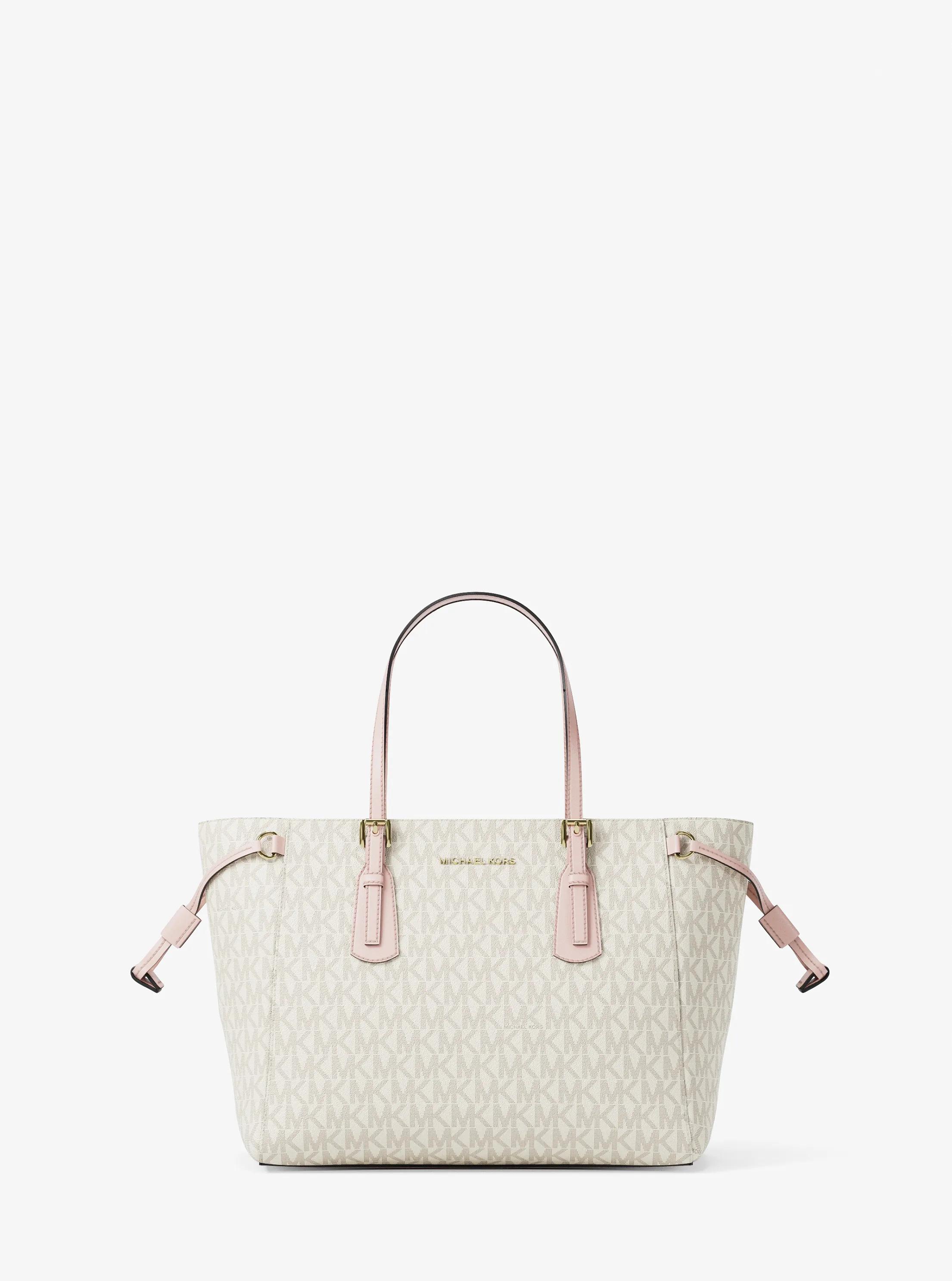 Voyager Extra-Small Signature Logo Convertible Crossbody Bag in Pink - One Size
