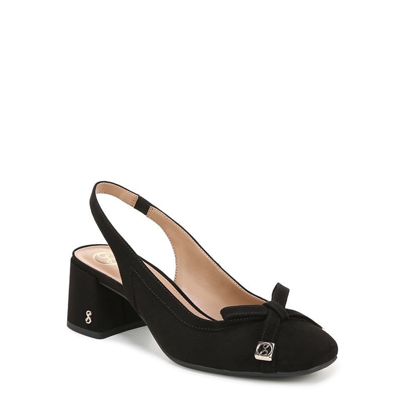 Women's Giselle Slingback Pump Shoes (Black)