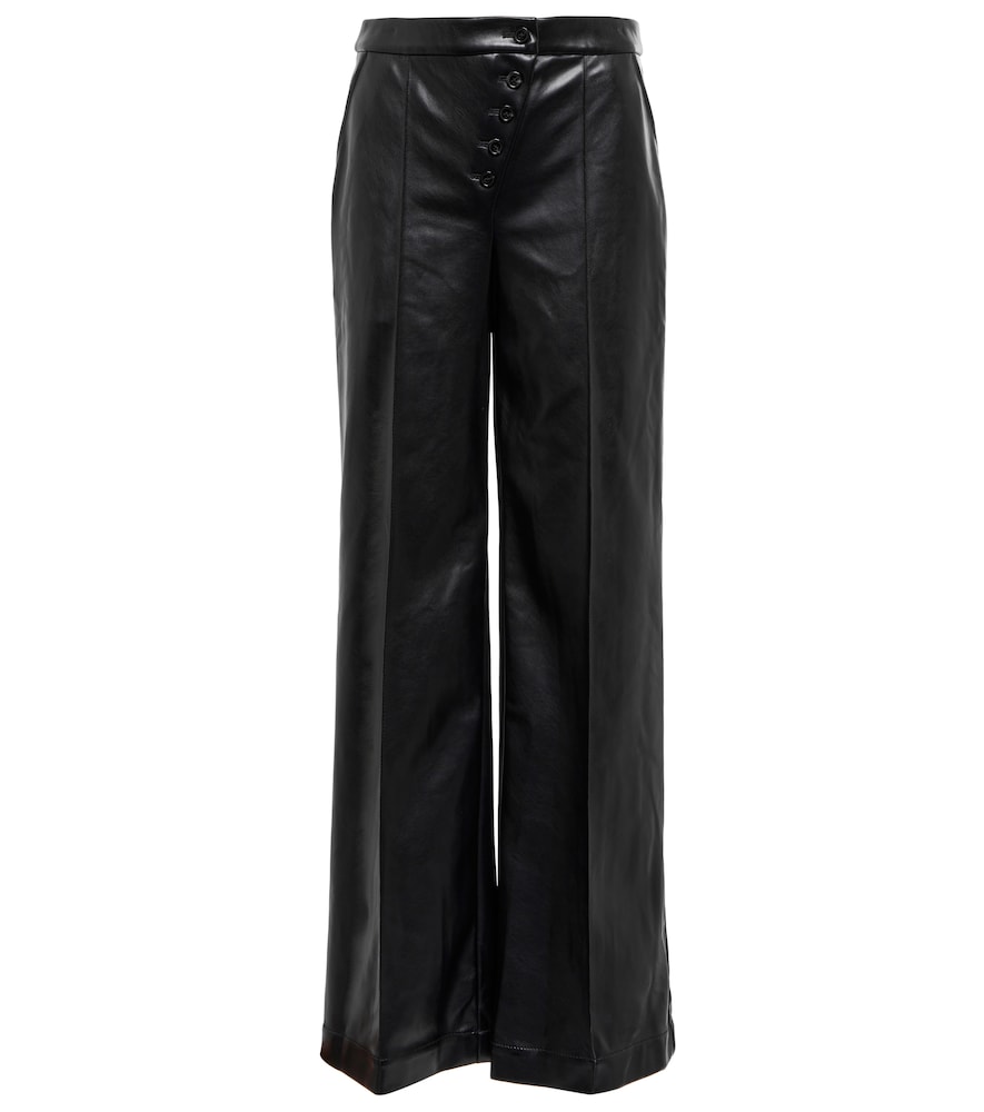 Simkhai Lynda wide-leg faux leather pants