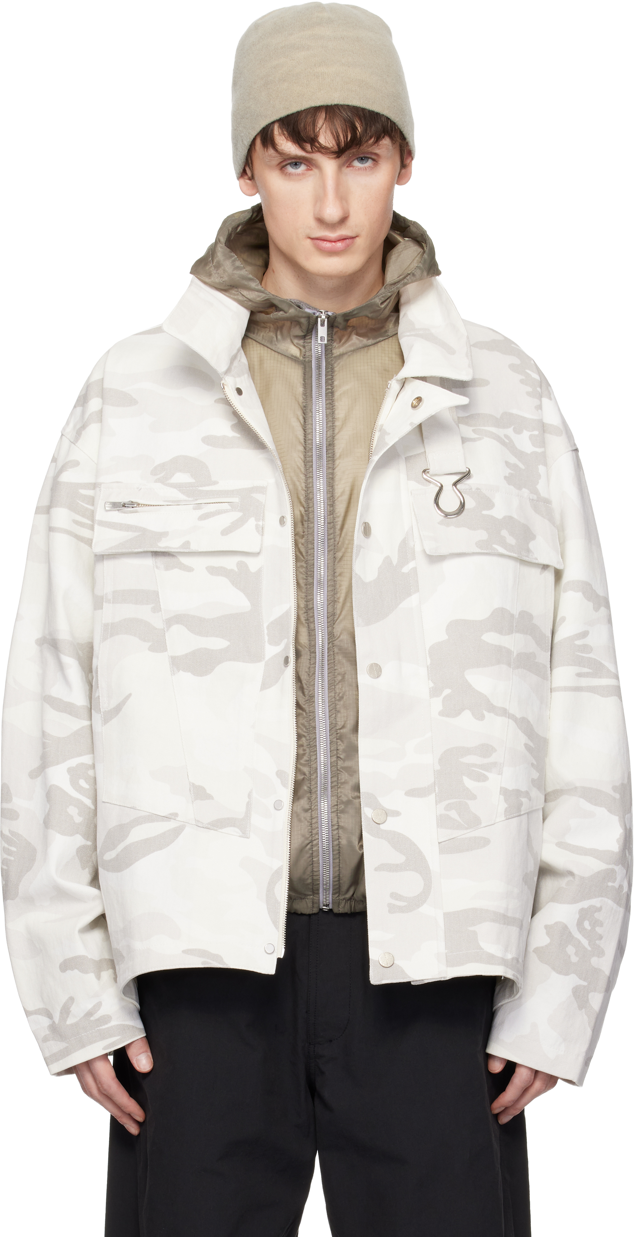 SSENSE Exclusive Off-White FF Bunker Jacket