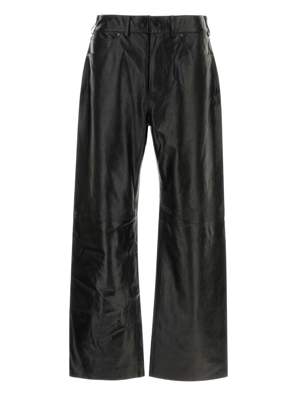 ENTIRE STUDIOS leather trousers - Black