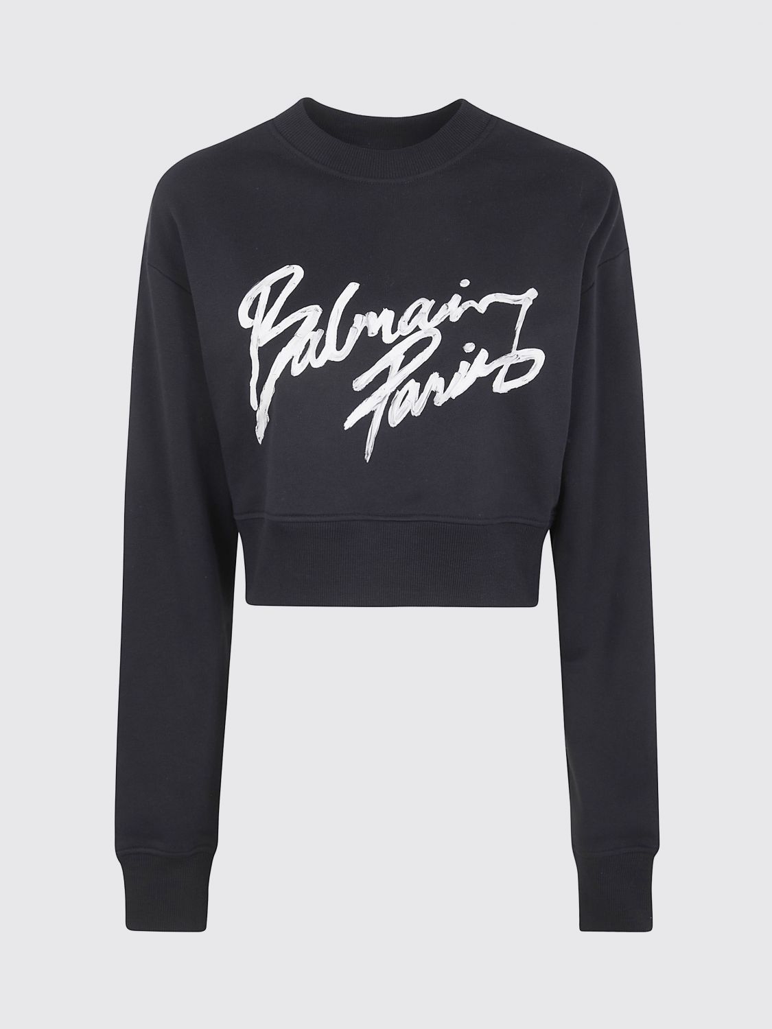 " Cropped Roundneck Sweater