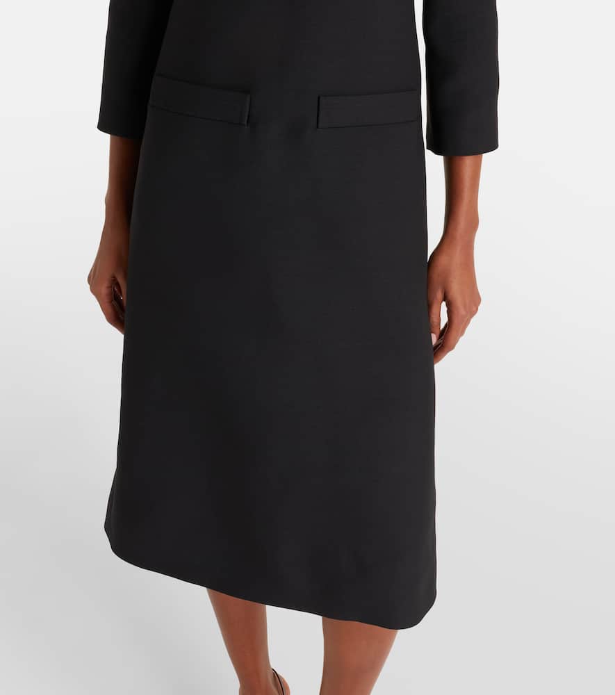 Crepe Couture midi dress