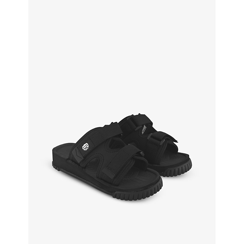 Womens Black Chill Out Backless Eva Sandals
