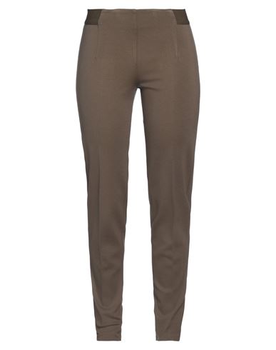 Woman Pants Military green Size 6 Viscose, Polyamide, Elastane