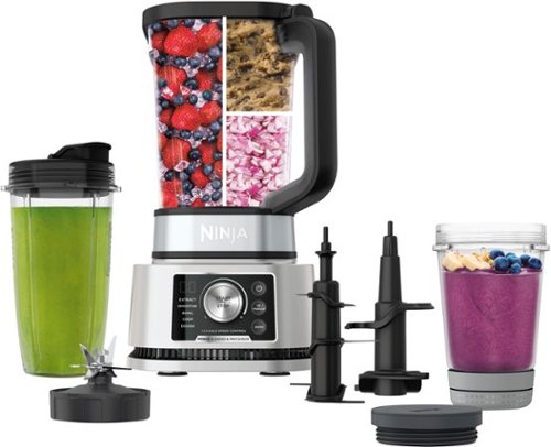 Foodi Power Blender & Processor System, Smoothie Bowl Maker & Nutrient Extractor*, 1400WP smartTORQUE 6 Auto-iQ - Silver