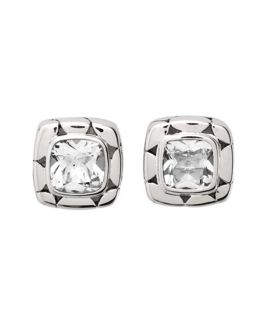 Kali Silver 8.96 Cttw. Topaz Studs