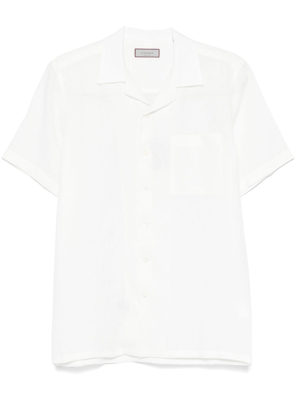 Canali linen shirt - White