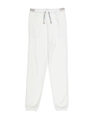 Eleventy Kid Girl Pants Ivory Size 16 Cotton, Elastane
