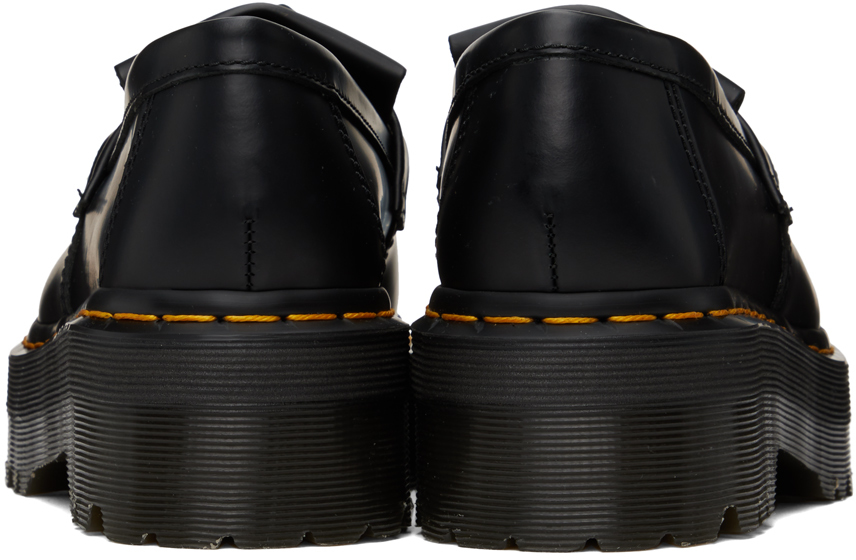 Black Adrian quad loafers