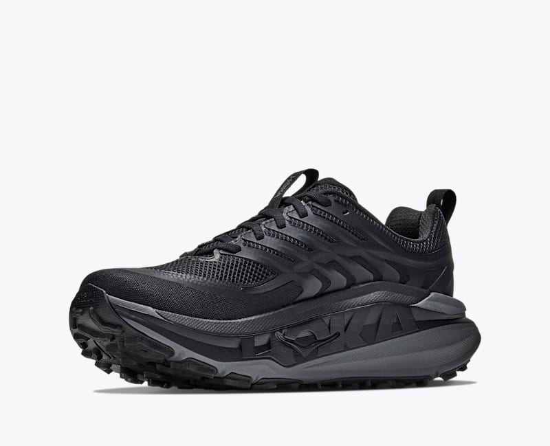 HOKA Men's Stinson 8 Shoes in Black/Outer Orbit