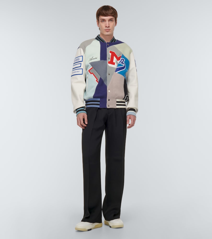 Twill straight pants