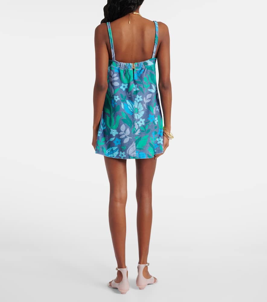 Chloé Floral cotton jersey minidress