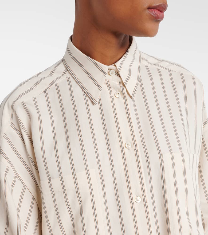 Silk-blend shirt