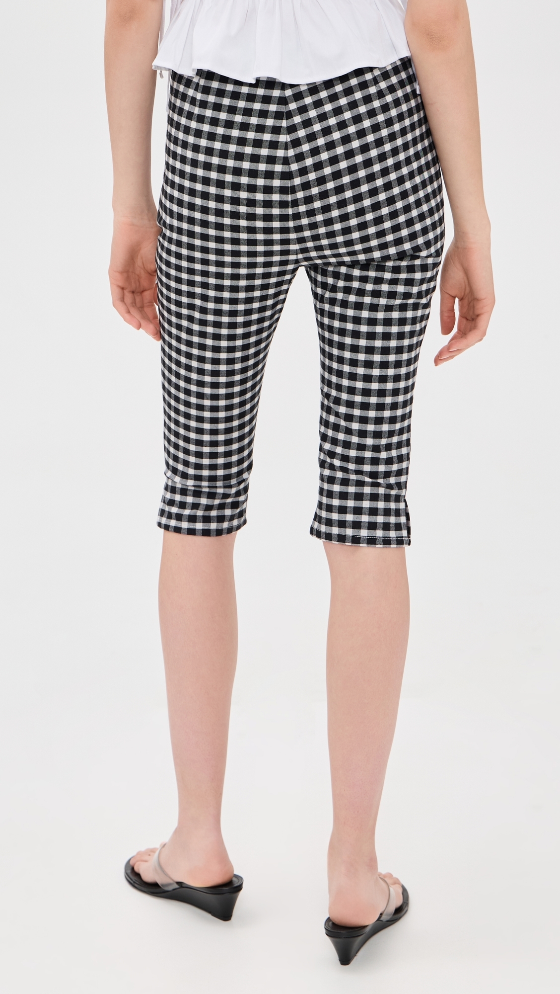 Chiara Capri Pants Black/White