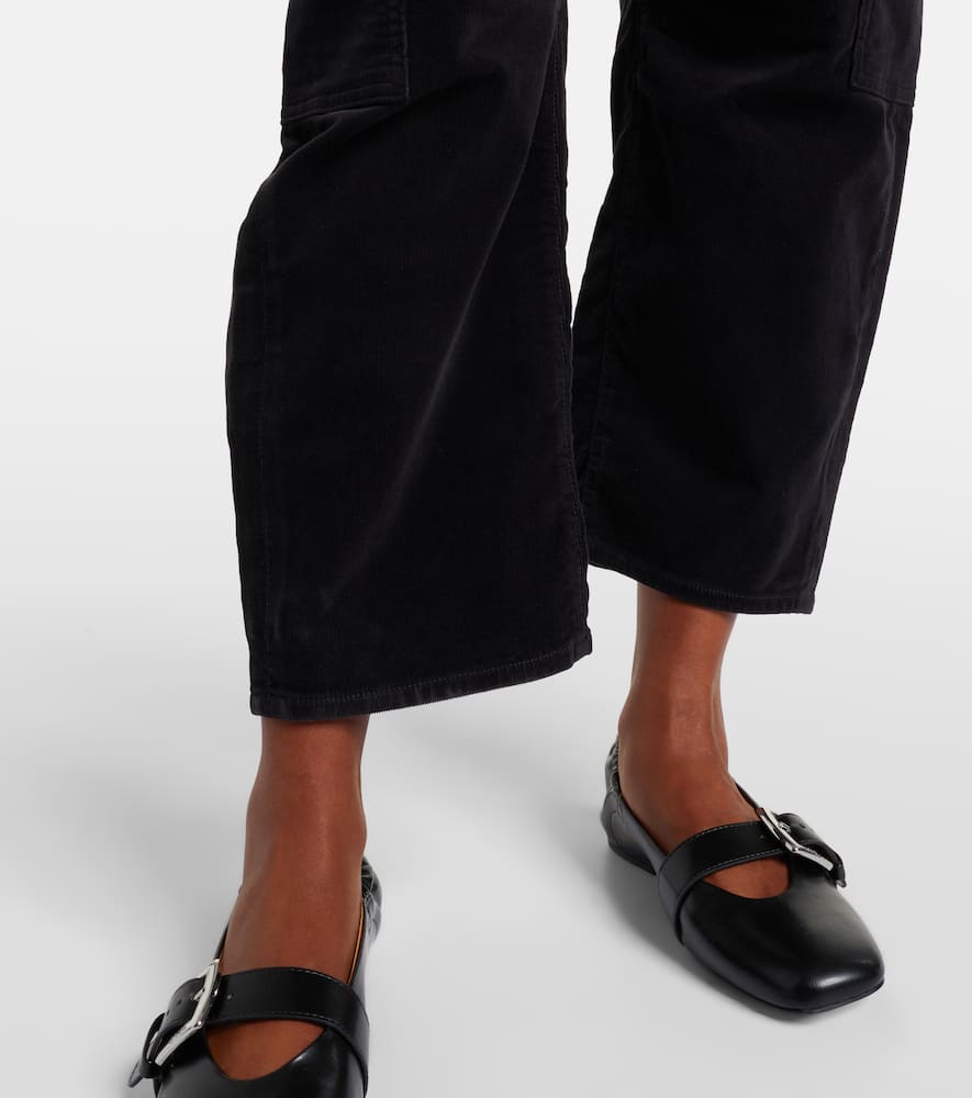 Marcelle barrel-leg cargo pants