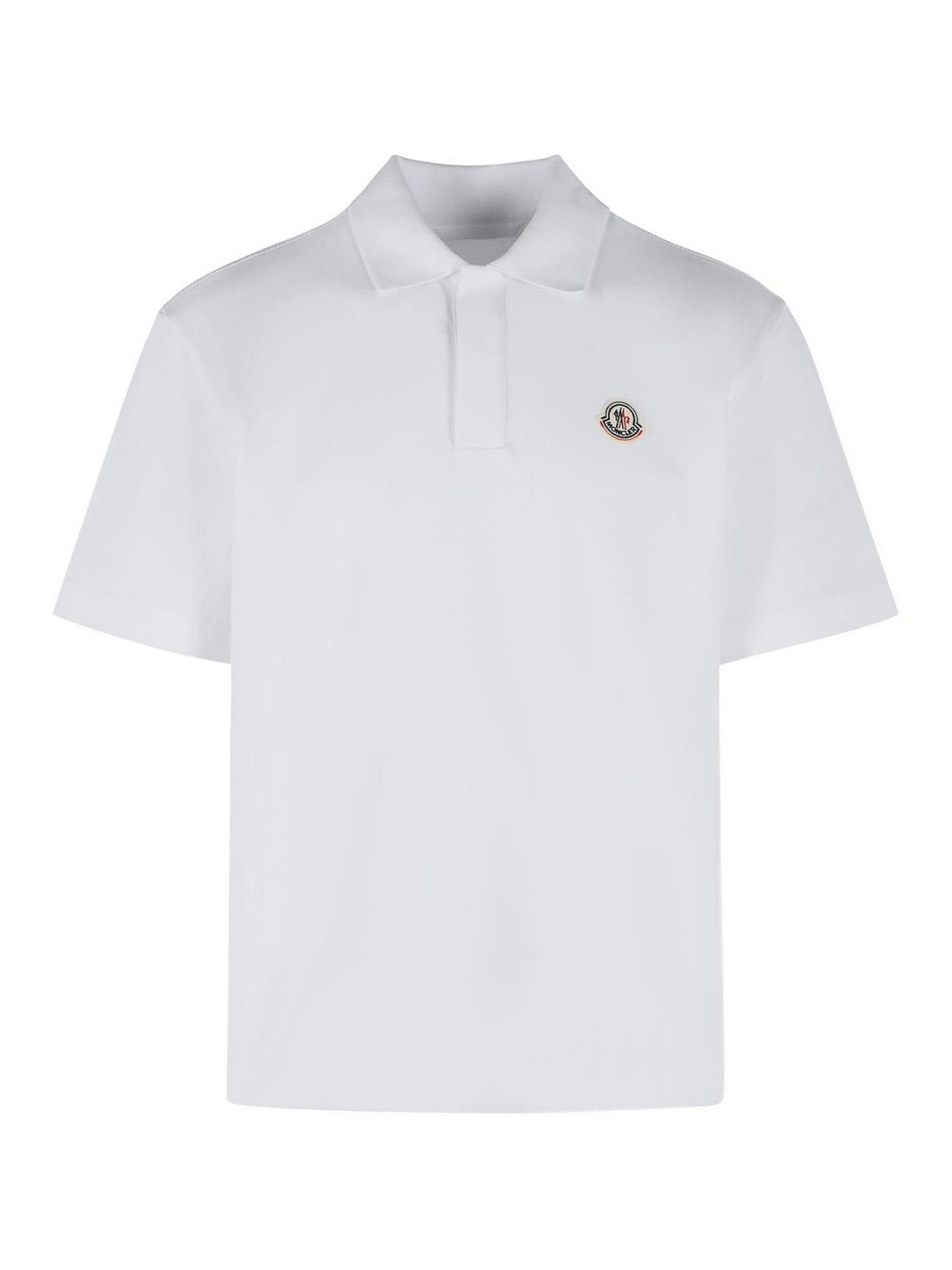 White Cotton Polo Shirt