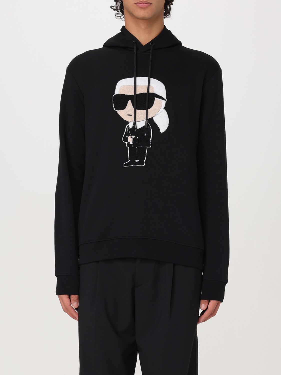 Sweatshirt Men color Black