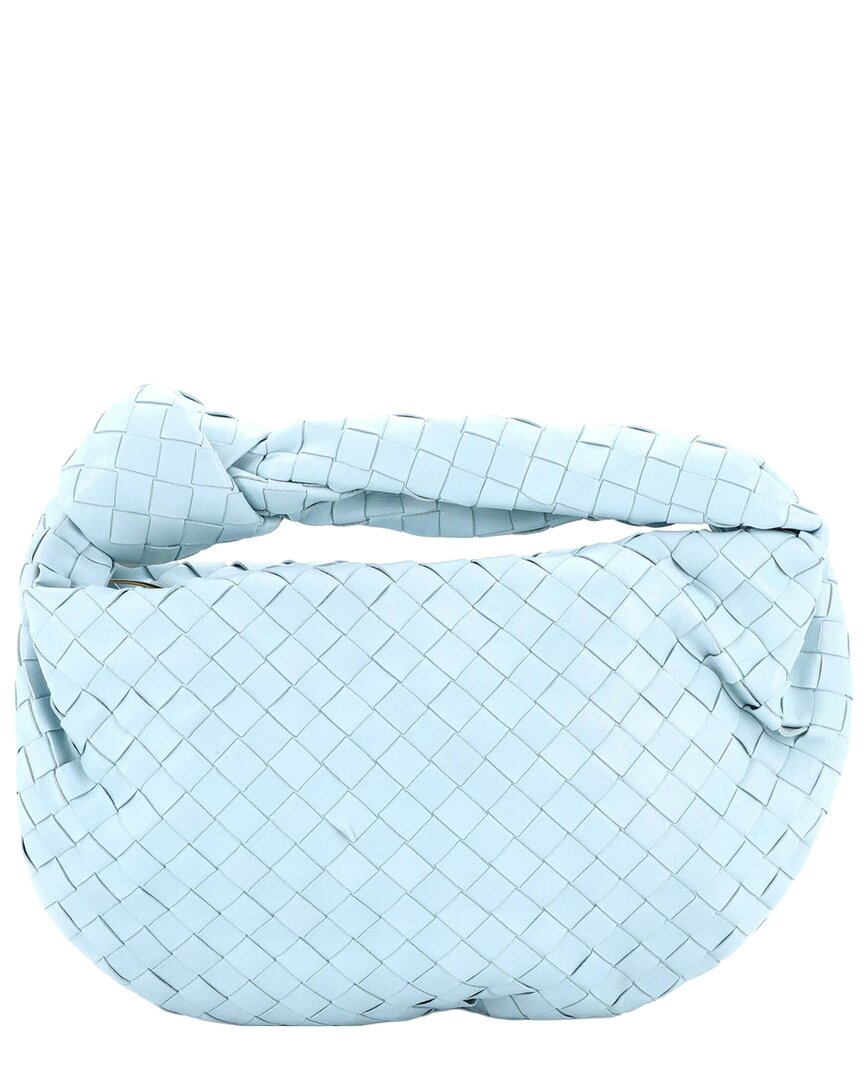 Blue Intrecciato Nappa Jodie Hobo Teen (Authentic Pre-Loved)