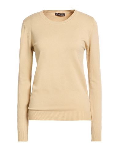 Woman Sweater Sand Size L/XL Viscose, Polyamide, Polyester