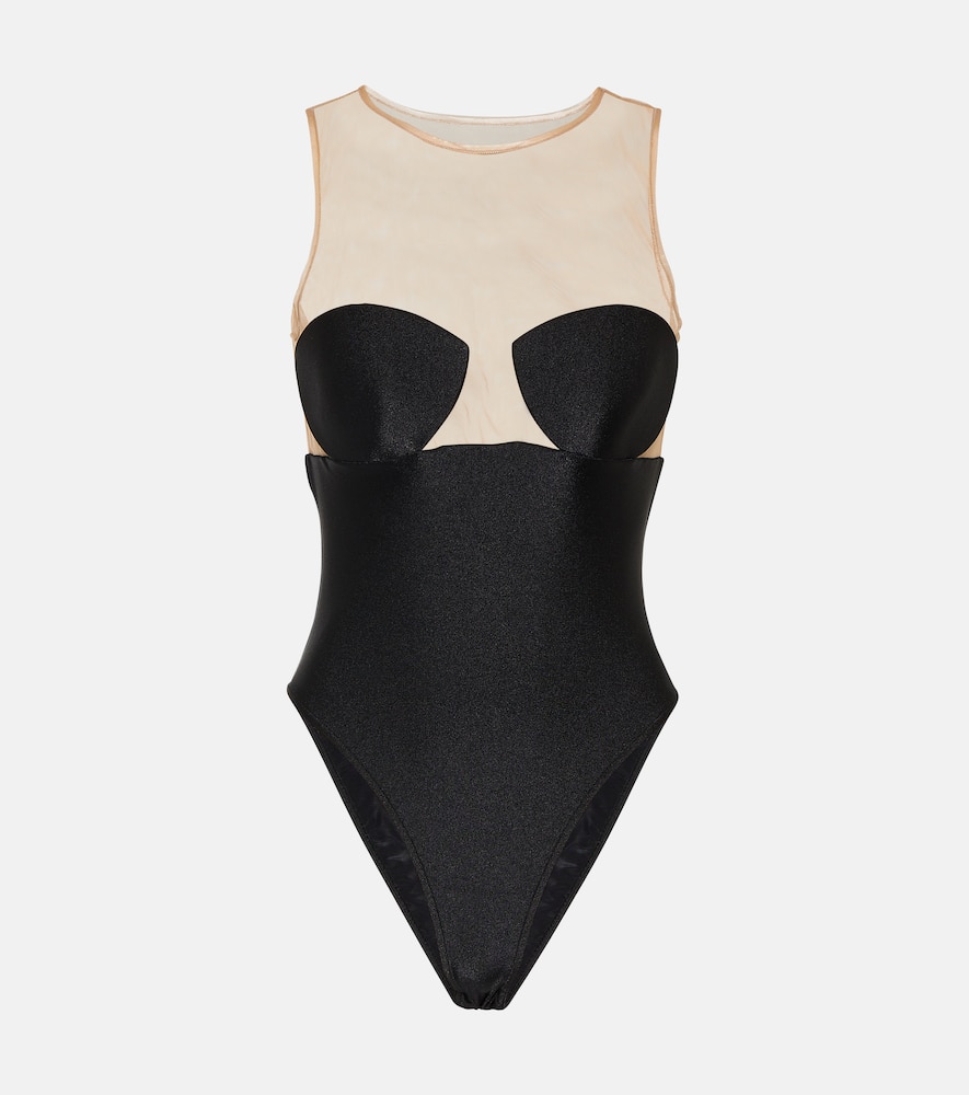 Hands tulle bodysuit