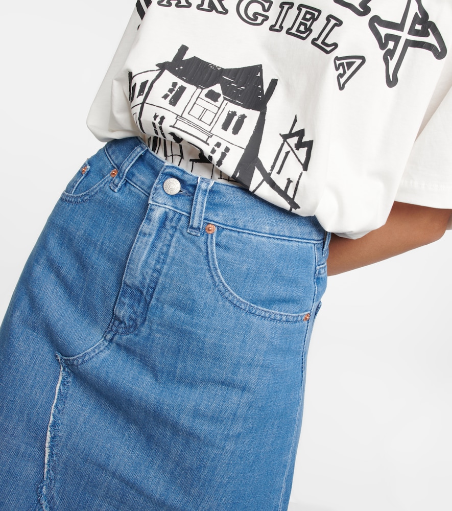 Denim miniskirt