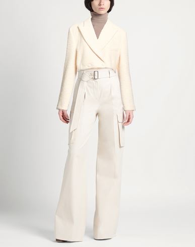 Woman Blazer Ivory Size 8 Polyester, Acetate, PBT