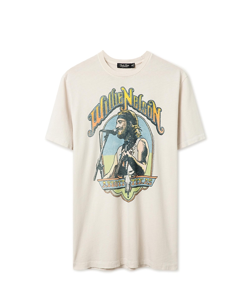 Unisex Willie Nelson Abbott Texas Vintage Tee