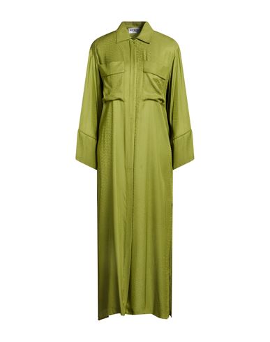 Woman Maxi dress Lime green Size 6 Viscose