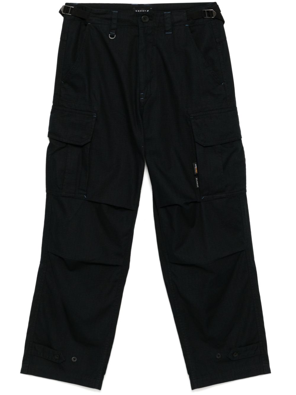 Relaxed cargo trousers - Black